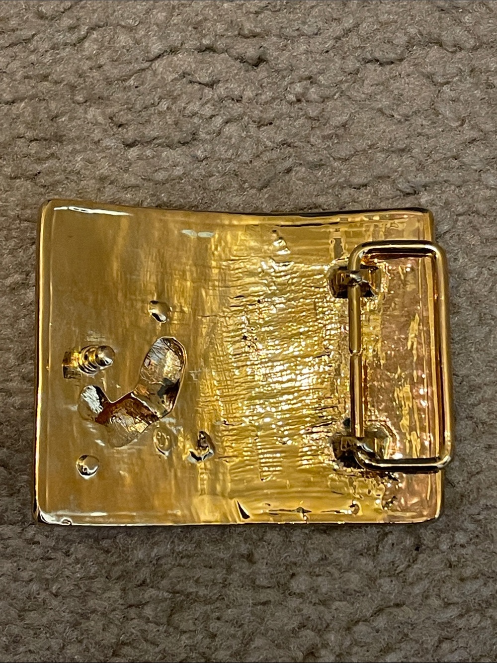 Mickey Mouse Gold Belt Buckle with Crystal Accent - Picture 7 of 11